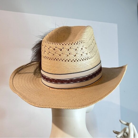 NWOT Hard Woven Lanning Belleville Cowboy Hat main image 8